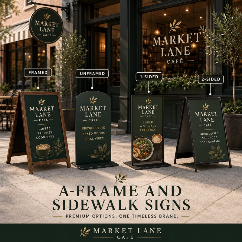 A-Frame & Sidewalk Signs