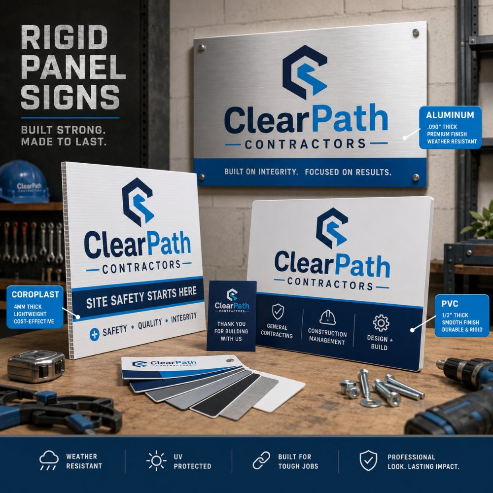 Rigid Panel Signs
